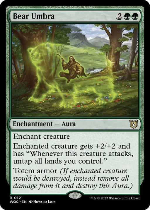 Bear Umbra [Wilds of Eldraine Commander] - MTG Single