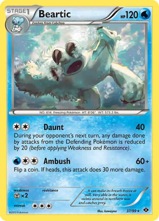 Beartic (37/99) [Black & White: Next Destinies] - Pokemon Single
