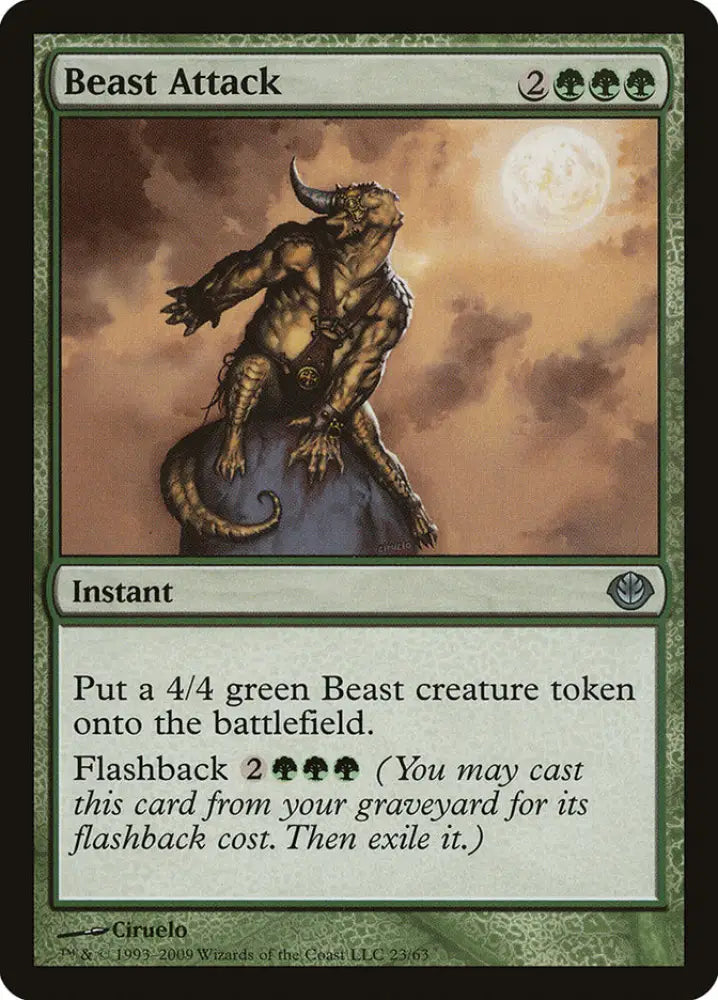Beast Attack [Duel Decks: Garruk vs. Liliana] - MTG Single