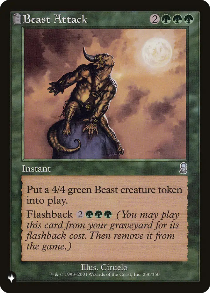 Beast Attack [The List] - MTG Single