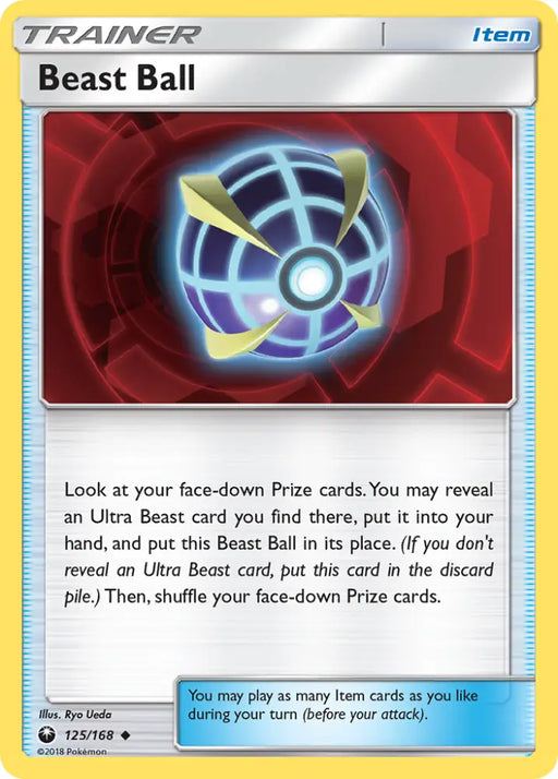 Beast Ball (125/168) [Sun & Moon: Celestial Storm] - Pokemon Single