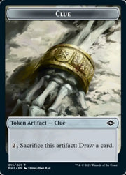 Beast // Clue (15) Double-Sided Token [Modern Horizons 2 Tokens] - MTG Single