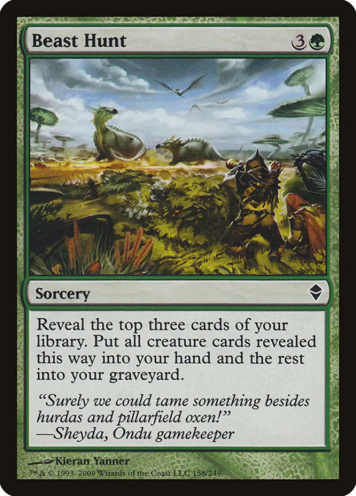 Beast Hunt [Zendikar] - MTG Single