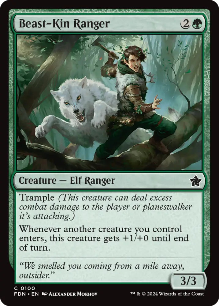 Beast-Kin Ranger [Foundations] - MTG Single
