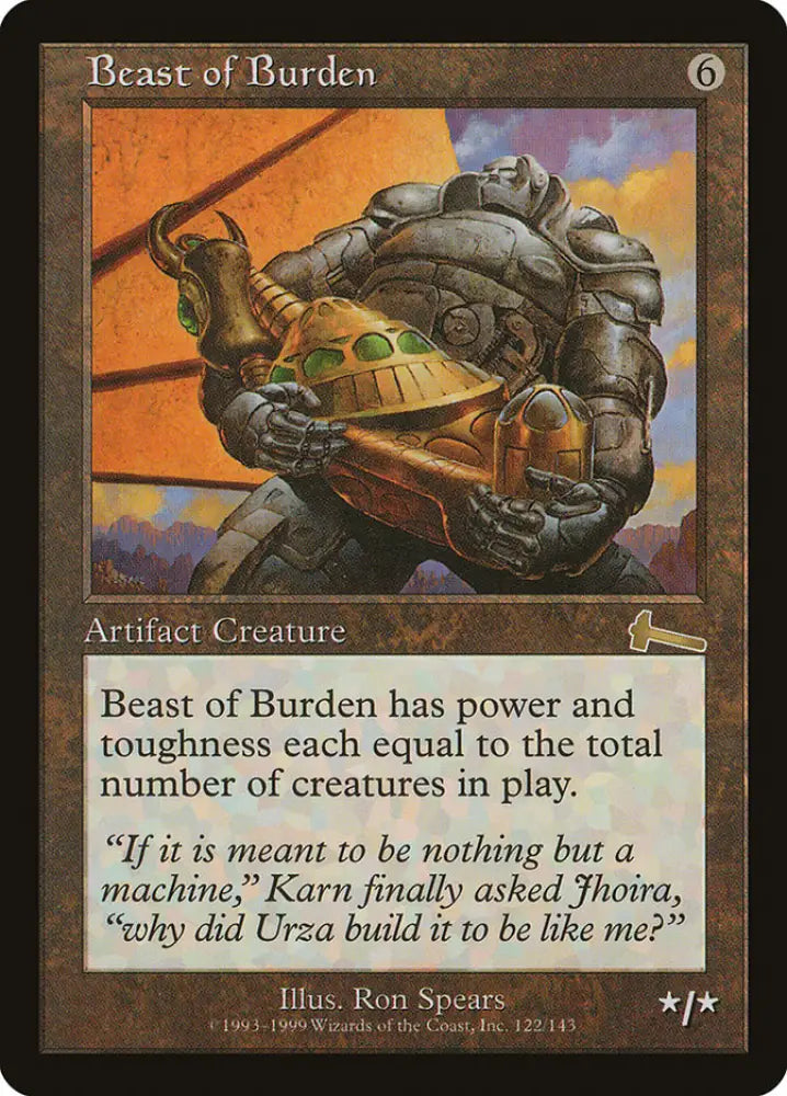 Beast of Burden [Urza’s Legacy] - MTG Single