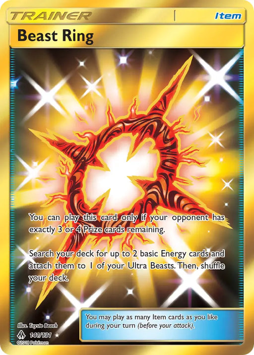 Beast Ring (141/131) [Sun & Moon: Forbidden Light] - Pokemon Single