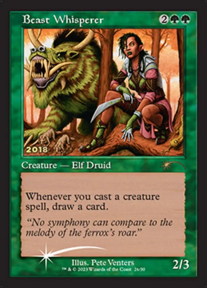Beast Whisperer [30th Anniversary Promos] - MTG Single
