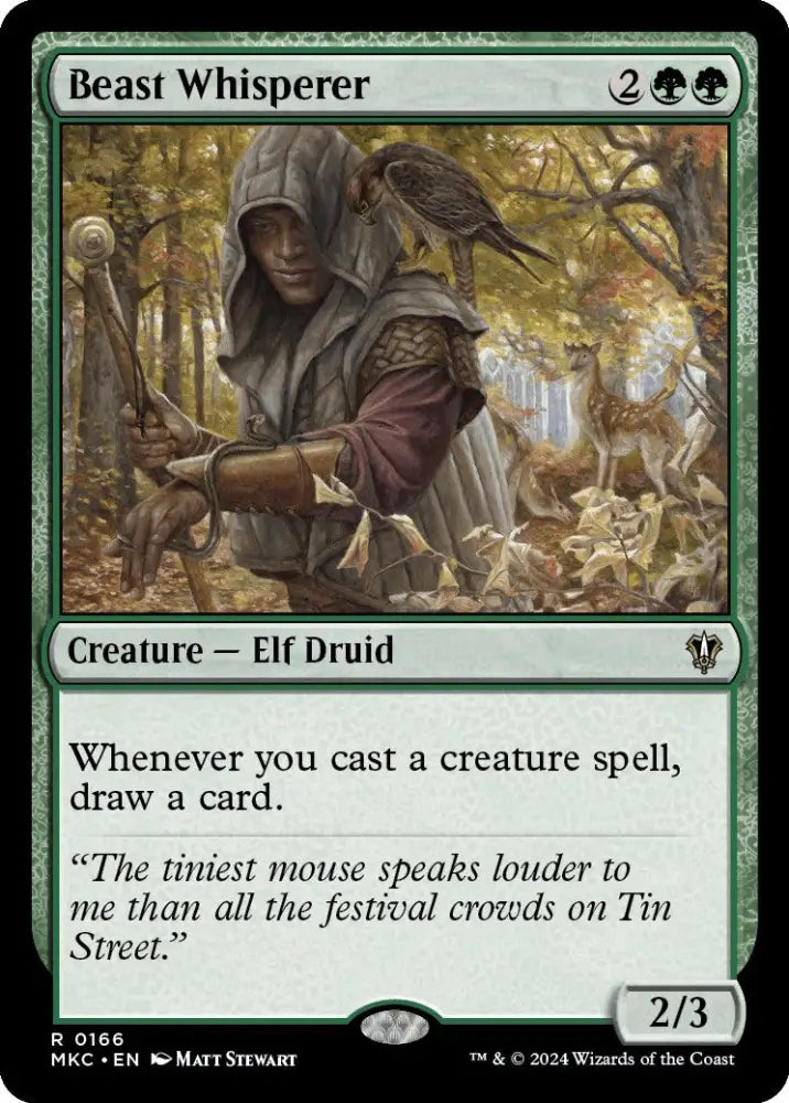 Beast Whisperer [Murders at Karlov Manor Commander] - MTG Single