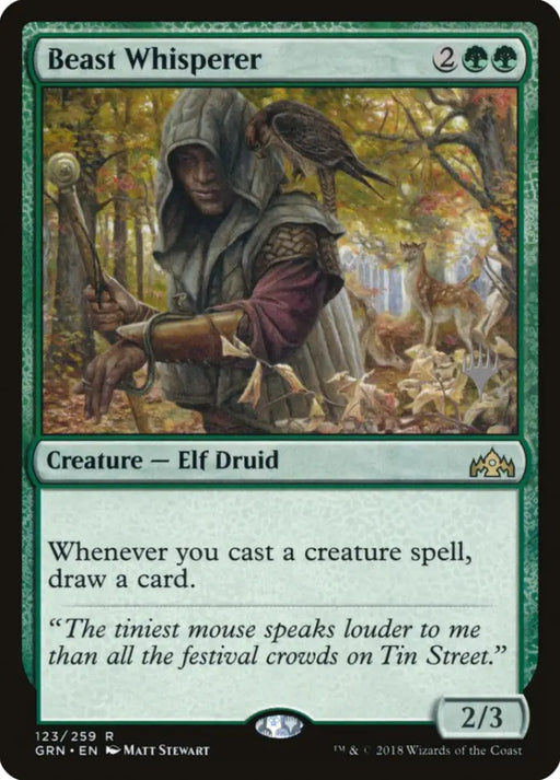 Beast Whisperer (Promo Pack) [Guilds of Ravnica Promos] - MTG Single