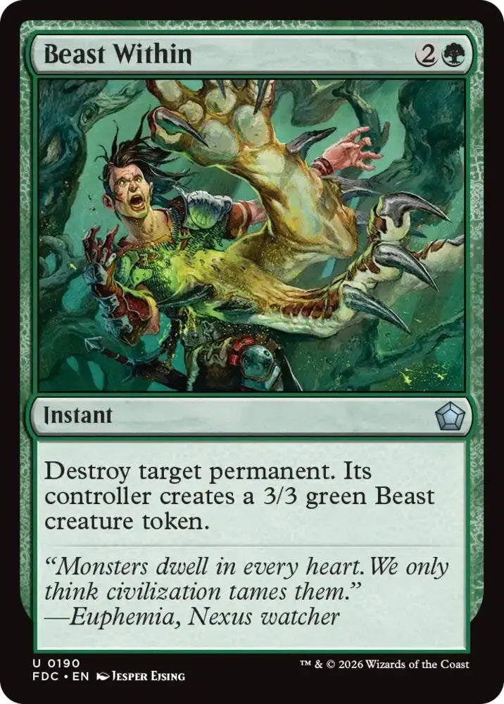 Beast Within (190) [Foundations Commander]