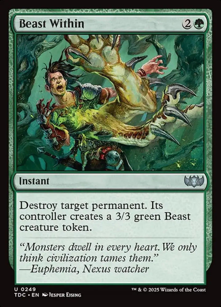 Beast Within (249) [Tarkir: Dragonstorm Commander]
