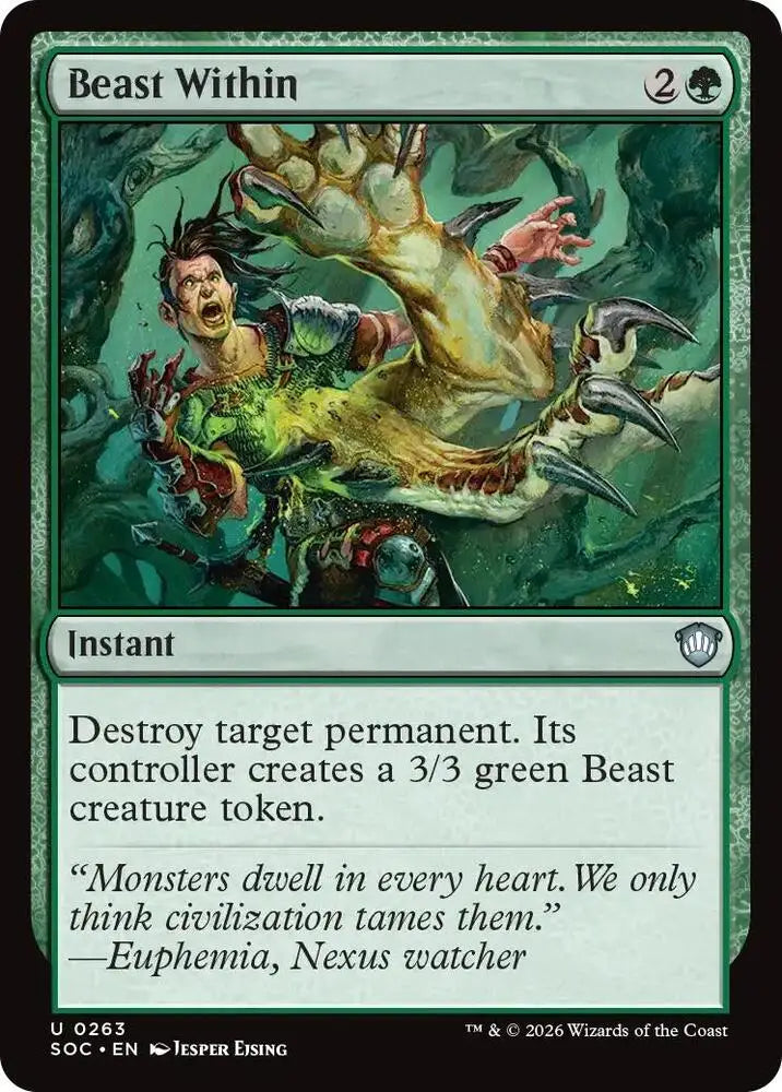 Beast Within (263) [Secrets of Strixhaven Commander]