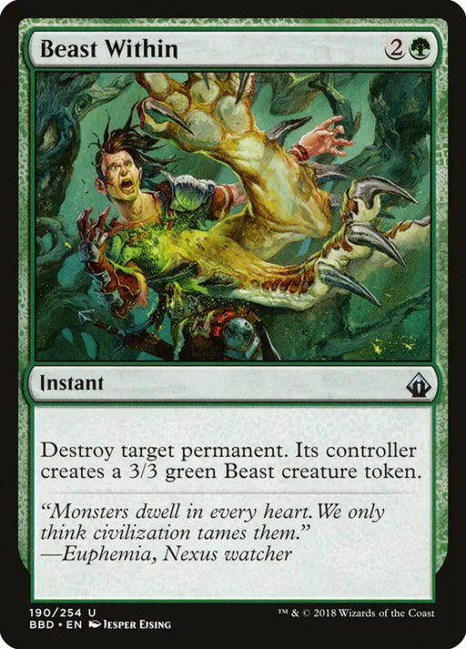 Beast Within [Battlebond] - MTG Single