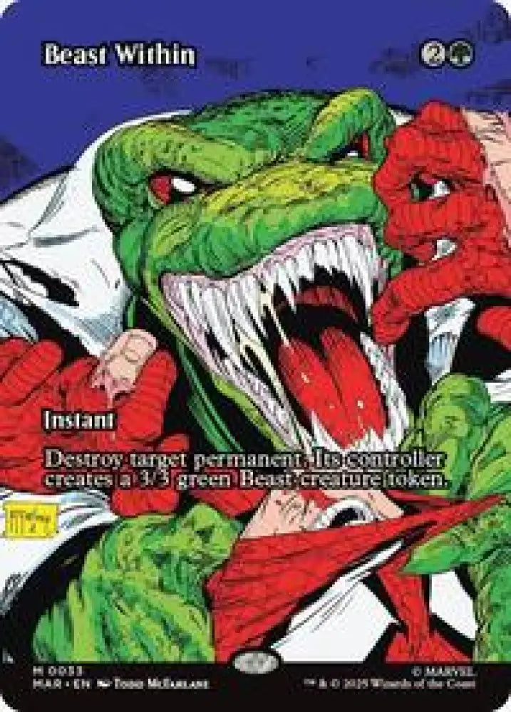 Beast Within (Borderless) (33) [Marvel Eternal-Legal]
