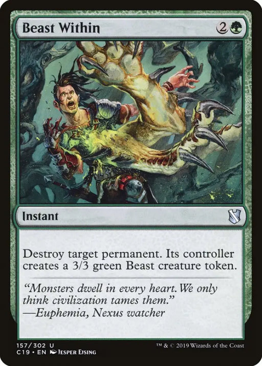 Beast Within [Commander 2019] - MTG Single