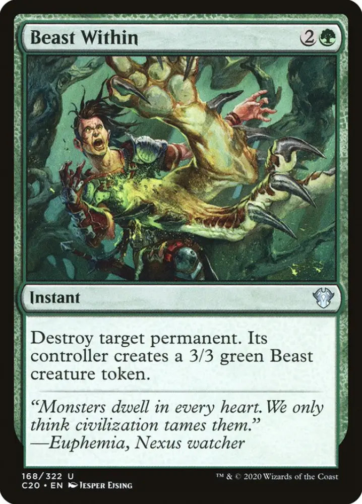 Beast Within [Commander 2020] - MTG Single