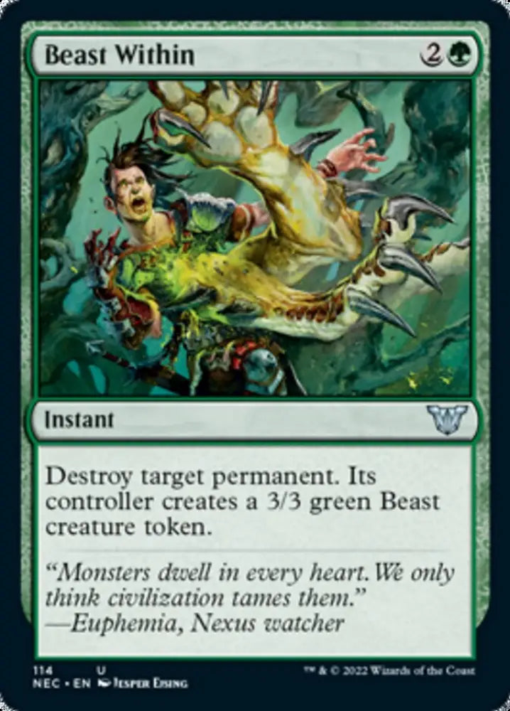 Beast Within [Kamigawa: Neon Dynasty Commander] - MTG Single