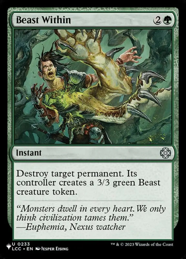 Beast Within (LCC-233) [The List]