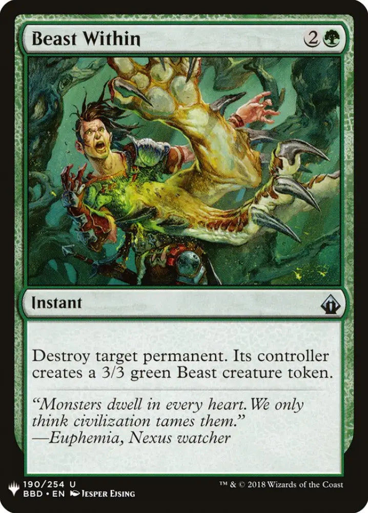 Beast Within [Mystery Booster] - MTG Single