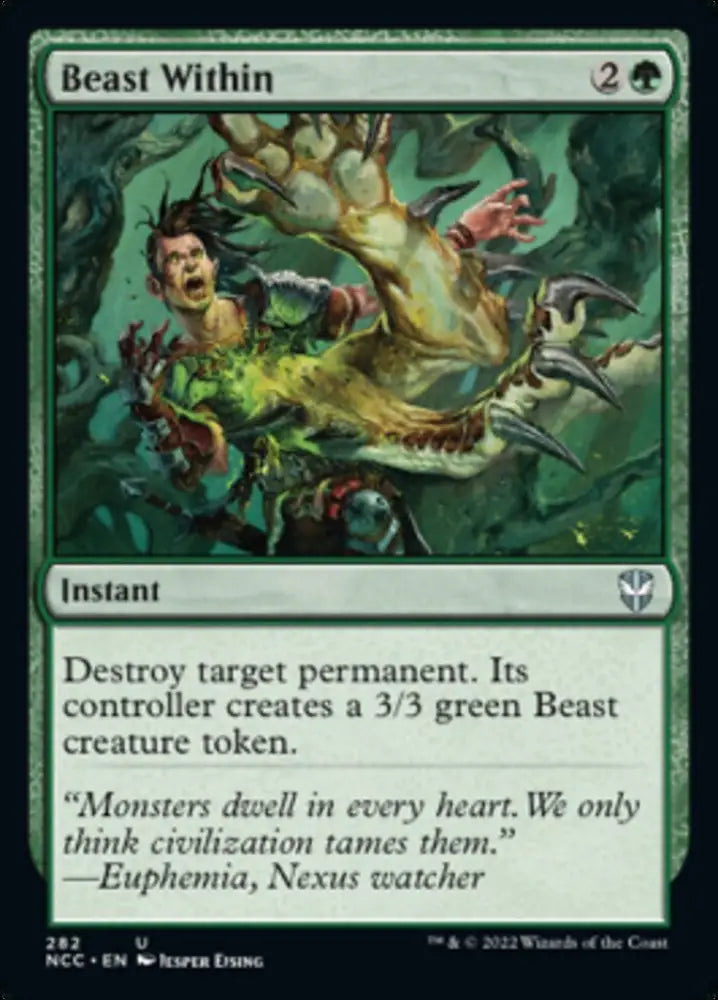 Beast Within [Streets of New Capenna Commander] - MTG Single