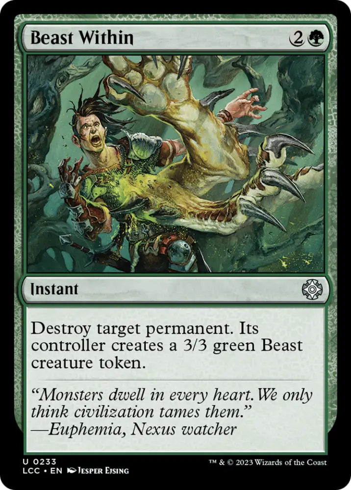 Beast Within [The Lost Caverns of Ixalan Commander] - MTG Single
