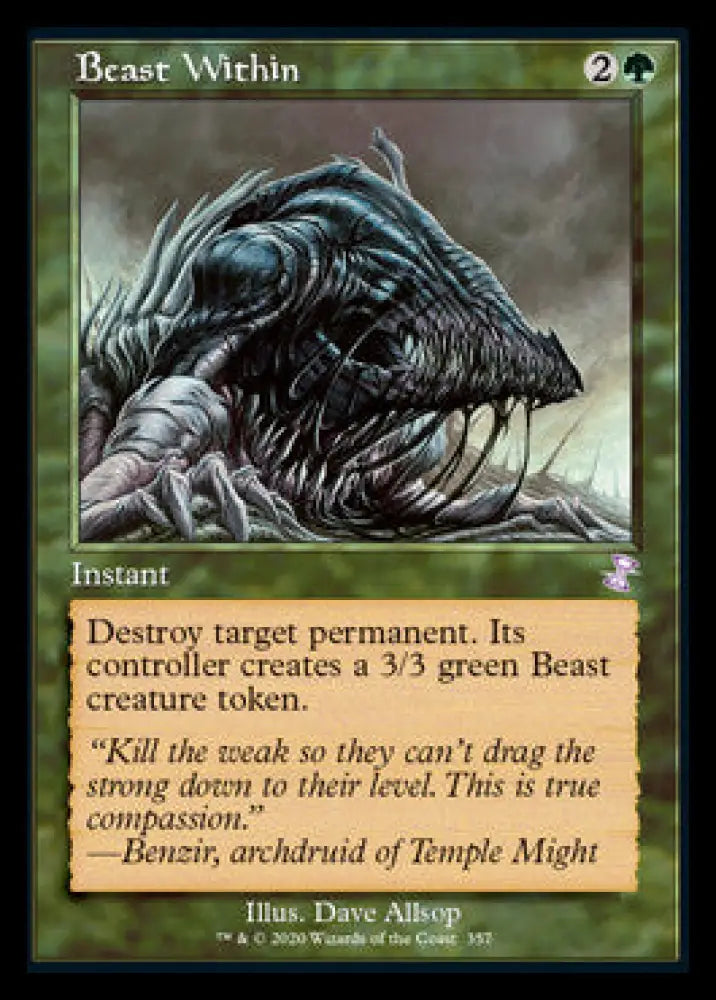 Beast Within (Timeshifted) [Time Spiral Remastered] - MTG Single