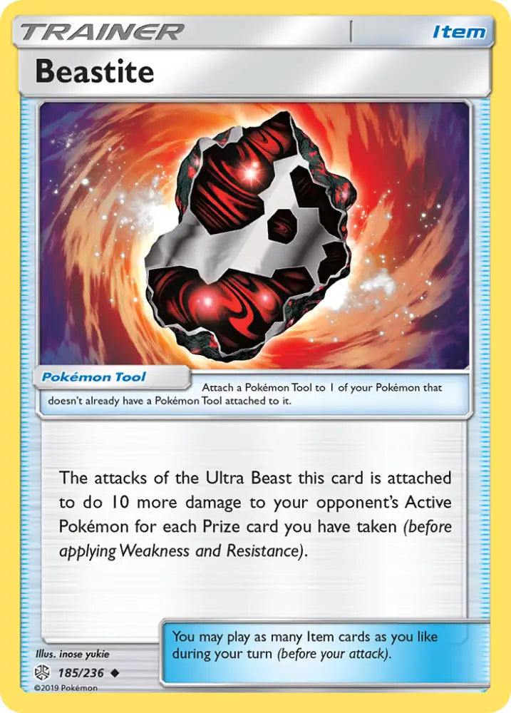 Beastite (185/236) [Sun & Moon: Cosmic Eclipse] - Pokemon Single