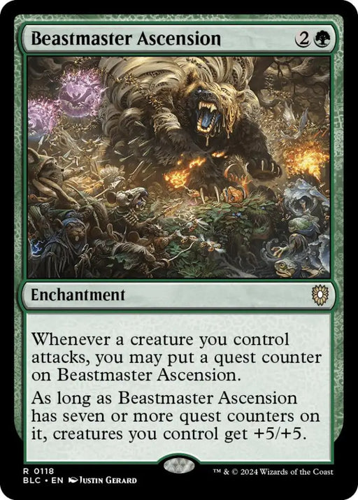 Beastmaster Ascension [Bloomburrow Commander] - MTG Single