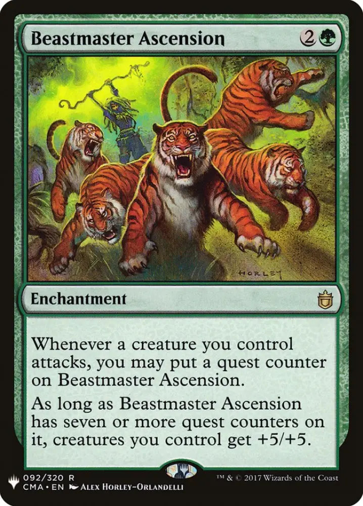 Beastmaster Ascension [Mystery Booster] - MTG Single