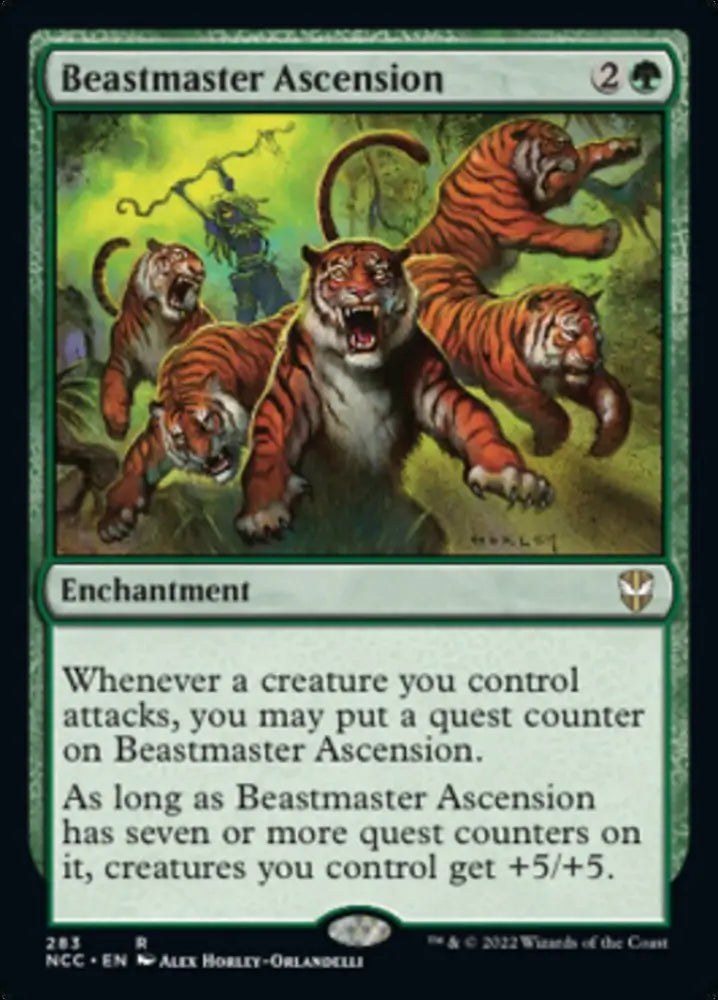 Beastmaster Ascension [Streets of New Capenna Commander] - MTG Single