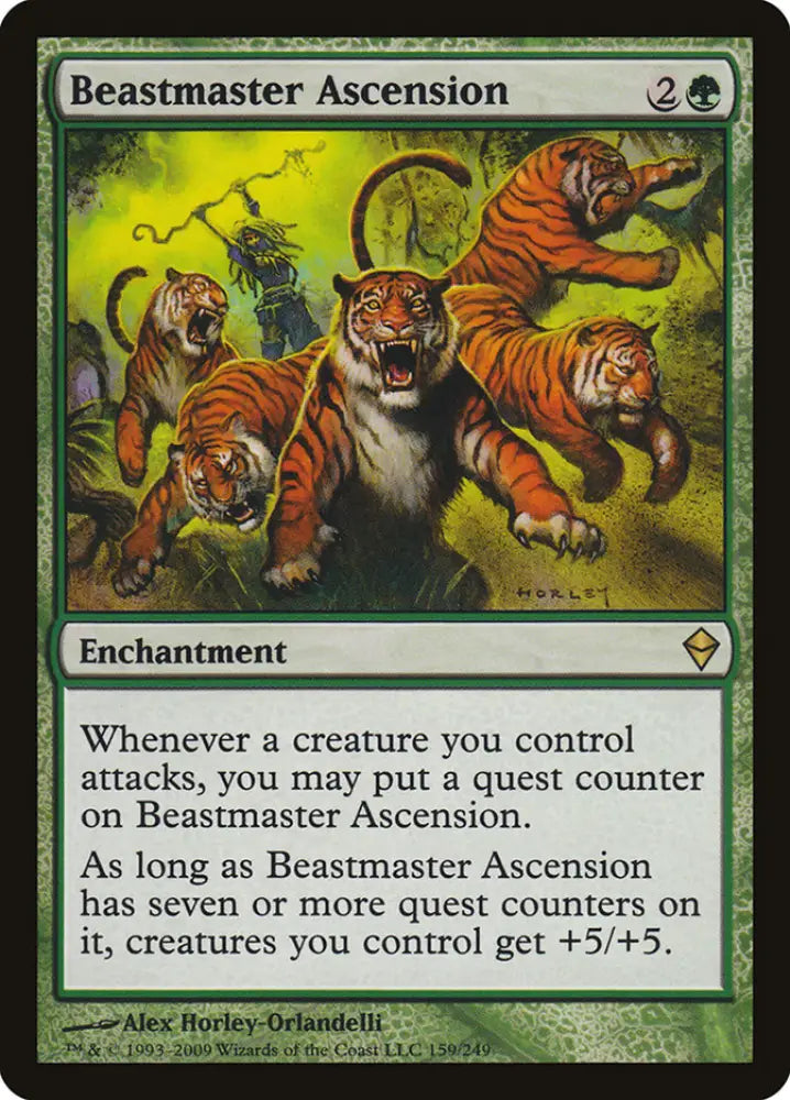 Beastmaster Ascension [Zendikar] - MTG Single