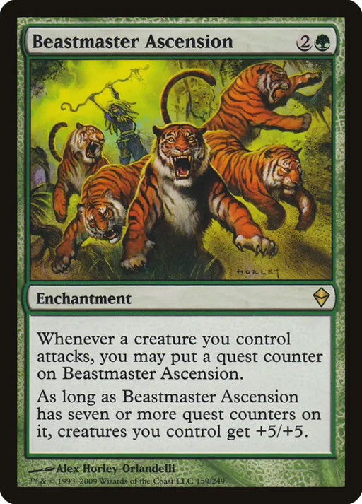 Beastmaster Ascension [Zendikar] - MTG Single