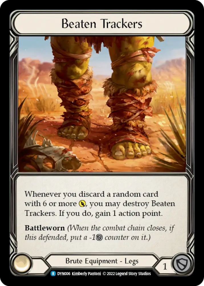 Beaten Trackers [Dynasty] Cold Foil - Flesh And Blood Single