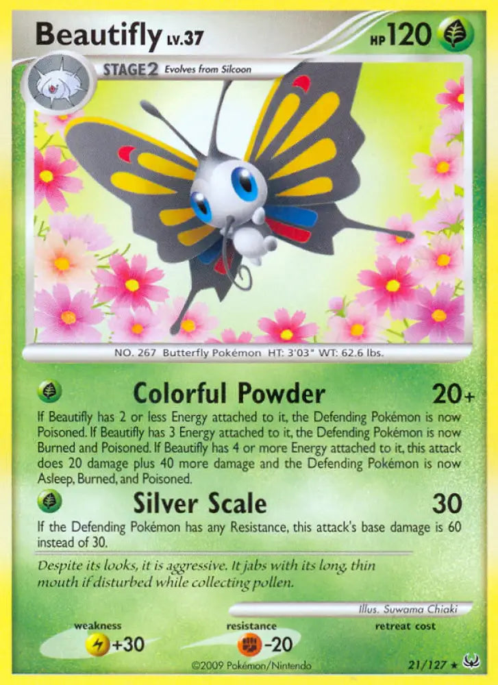 Beautifly (21/127) [Platinum: Base Set] - Pokemon Single