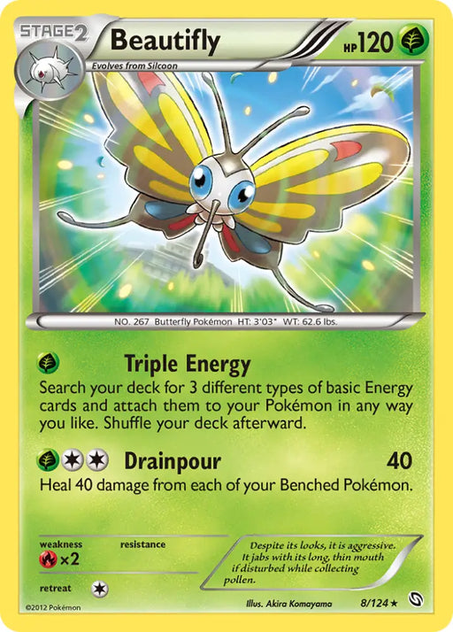 Beautifly (8/124) [Black & White: Dragons Exalted] - Pokemon Single