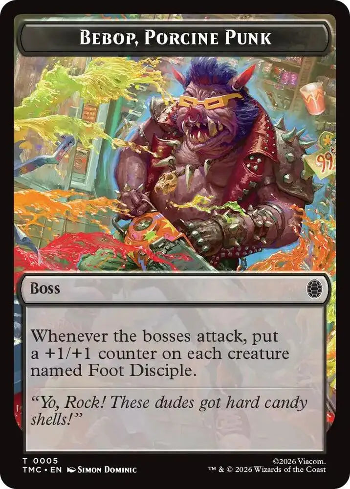 Bebop, Porcine Punk (5) [Teenage Mutant Ninja Turtles Commander]