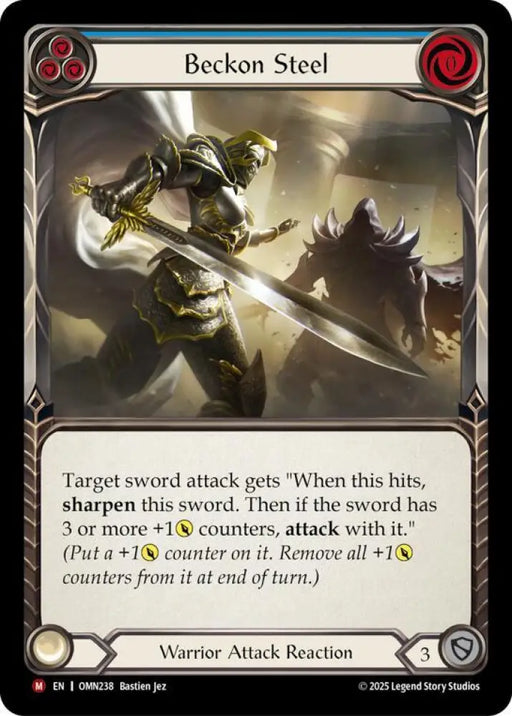 Beckon Steel (Blue) (OMN238) [Omens of the Third Age]