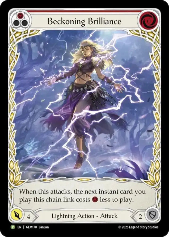 Beckoning Brilliance (Red) (GEM170) [Gem Pack 5]