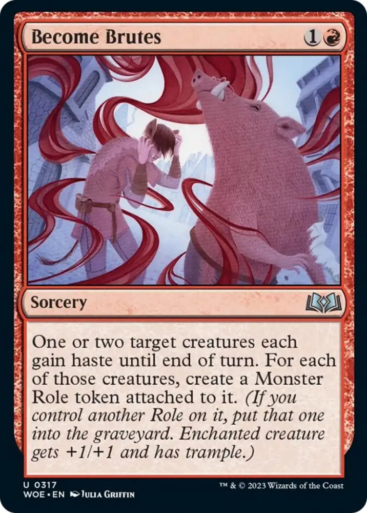 Become Brutes [Wilds of Eldraine] - MTG Single
