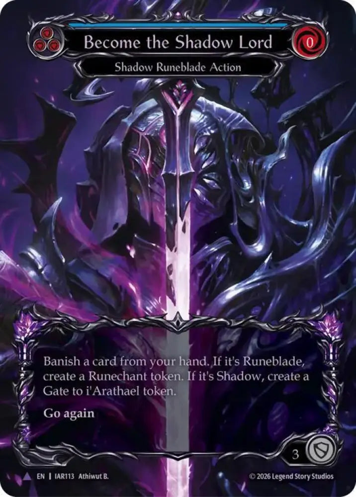 Become the Shadow Lord (Marvel) (IAR113) [Usurp the Shadow Throne]