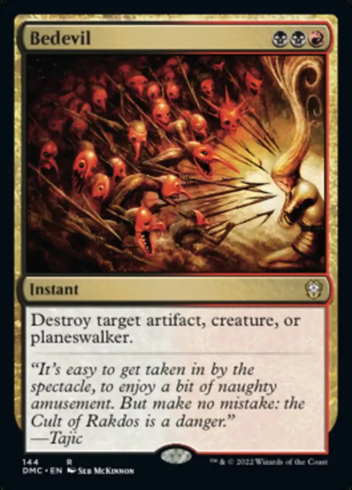 Bedevil [Dominaria United Commander] - MTG Single