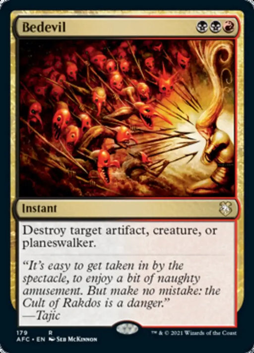 Bedevil [Dungeons & Dragons: Adventures in the Forgotten Realms Commander] - MTG Single