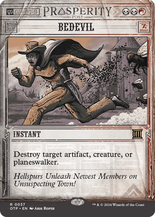 Bedevil [Outlaws of Thunder Junction: Breaking News] - MTG Single