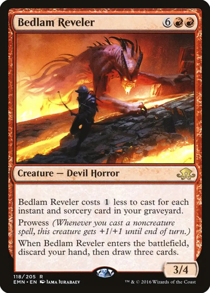 Bedlam Reveler [Eldritch Moon] - MTG Single