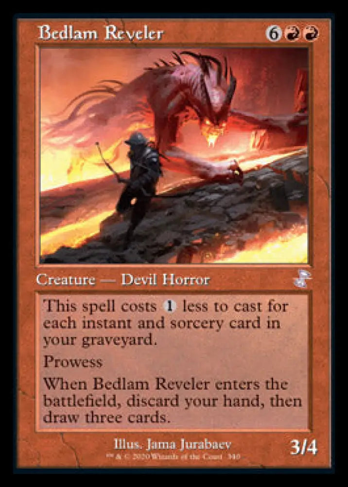 Bedlam Reveler (Timeshifted) [Time Spiral Remastered] - MTG Single