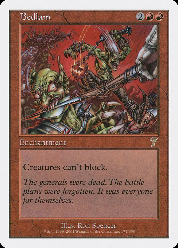 Bedlam [Seventh Edition] - MTG Single