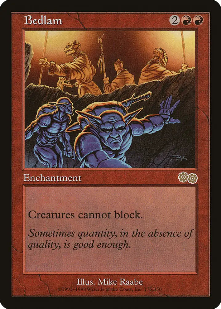 Bedlam [Urza’s Saga] - MTG Single