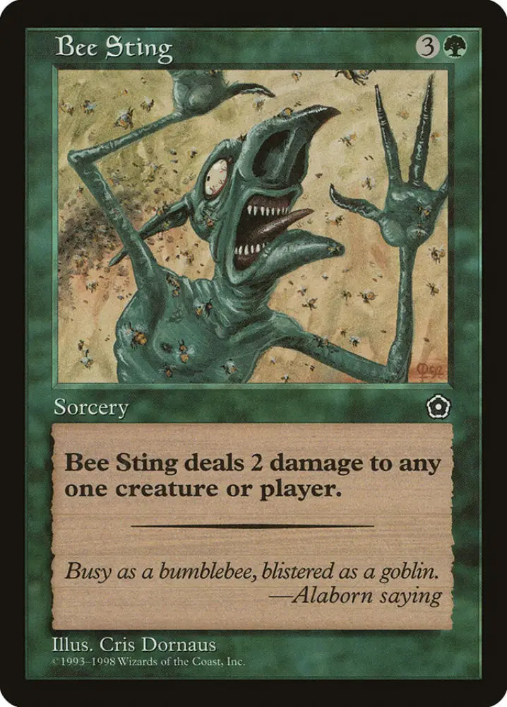 Bee Sting [Portal Second Age] - MTG Single