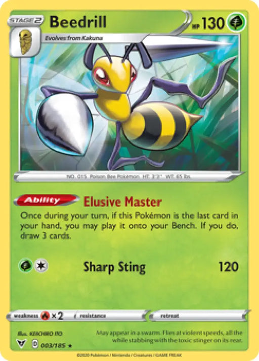 Beedrill (003/185) [Sword & Shield: Vivid Voltage] - Pokemon Single