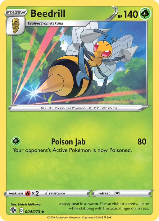 Beedrill (004/073) [Sword & Shield: Champion’s Path] - Pokemon Single